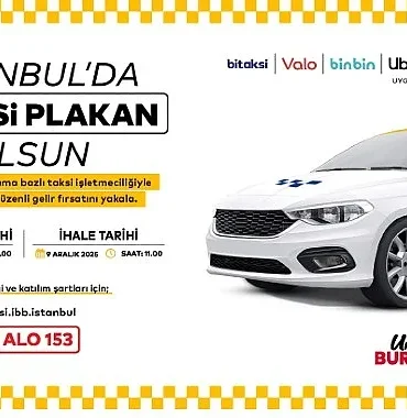 Uygulama Bazlı Taksi İçin Yeni İhale 9 Aralık’ta