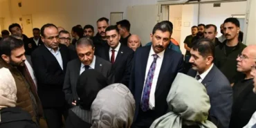 Vali Şıldak’tan yaralı adliye personeline hastanede ziyaret