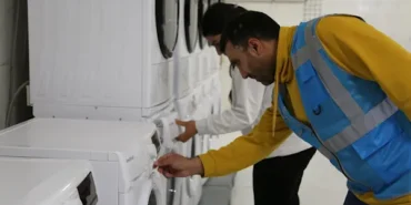 Van'da ücretsiz çamaşırhane hizmeti