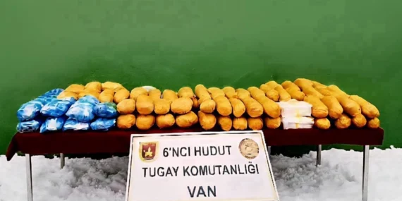 Van Hudut Hattı’nda 50 kilogram uyuşturucu ele geçirildi