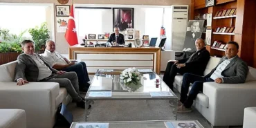 Yalçın’dan Başkan Topaloğlu’na nezaket ziyareti