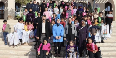 Yetim çocuklar unutamayacakları gün yaşadı