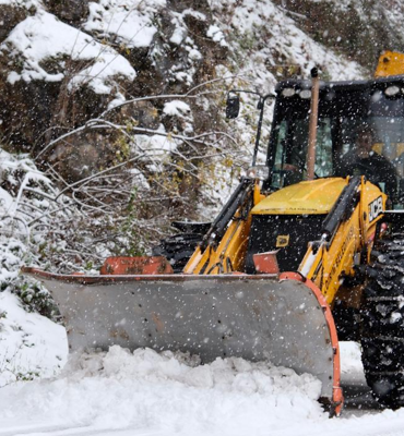 Yıldırım’da karla mücadele