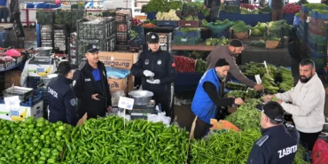 Zabıtadan semt pazarlarına şok baskın