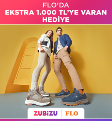 ZUBİZU üyelerine FLO’da 1.000 TL hediye avantajı