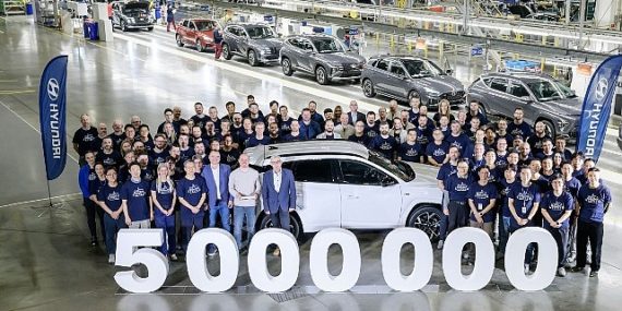 Hyundai Çek Fabrikasında 5 Milyonuncu Araç Üretildi.
