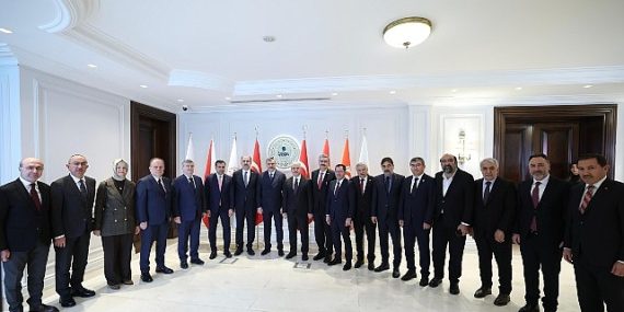 Konya Protokolü İçişleri Bakanı Çiftçi’ye Hayırlı Olsun Ziyaretinde Bulundu