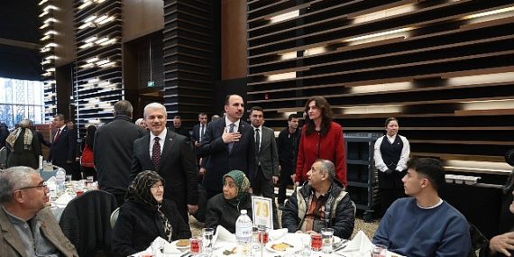 Konya’daki Şehit Aileleri, Gaziler ve Gazi Yakınları “Büyük Aile Sofrası”nda Buluştu