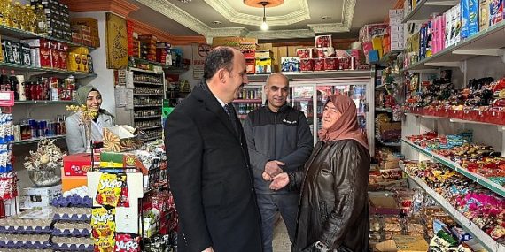 Lider Altay Kent Merkezinde İftar Öncesi Esnafı Ziyaret Etti