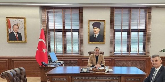 Lider Sezer’den Kaymakam Gültekin’e İyi Olsun Ziyareti
