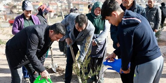 Nevşehir’de Binlerce Fidan Toprakla Buluştu