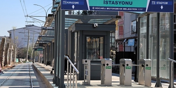 Alikahya istikametinde 6 durağın tabelası asıldı