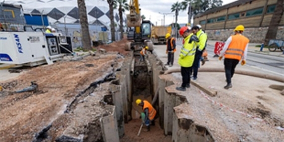 Alsancak’ta dev altyapı çalışması