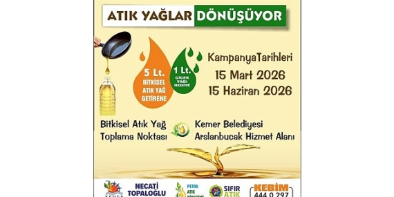 Atık yağını getir hediyeni götür