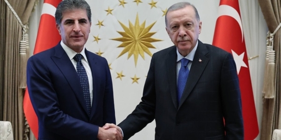 Cumhurbaşkanı Erdoğan, Neçirvan Barzani ile görüştü