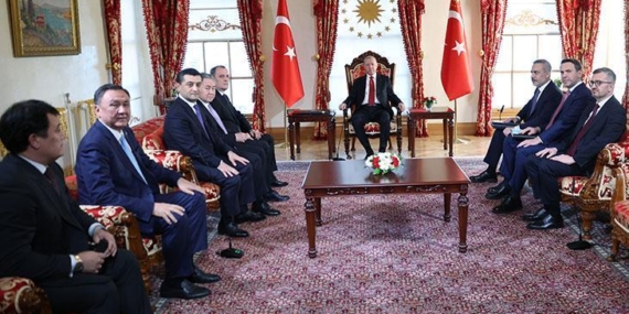 Cumhurbaşkanı Erdoğan, Türk Devletleri Teşkilatı heyetini kabul etti