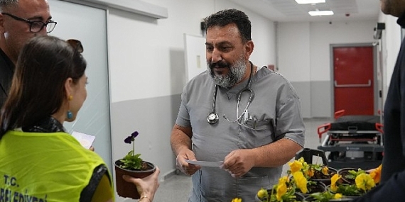 Didim Belediyesi’nden 14 Mart’ta sıhhat çalışanlarına manalı jest