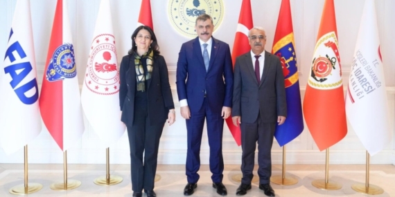 İçişleri Bakanı Çiftçi, DEM Partili Buldan ve Sancar ile görüştü
