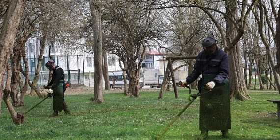 Kartepe’de Bahar Paklığı Yabani Ot ve Dikenler Temizleniyor