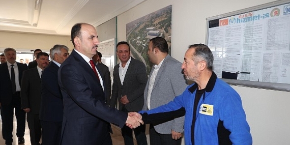 Lider Altay Merkez İçme Suyu Arıtma Tesisleri’nde İncelemelerde Bulundu
