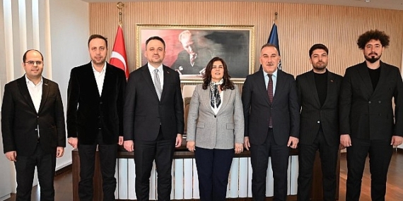 Lider Çerçioğlu’na Gençlik ve Spor Bakan Yardımcısı Dr. Enes Eminoğlu’ndan Ziyaret