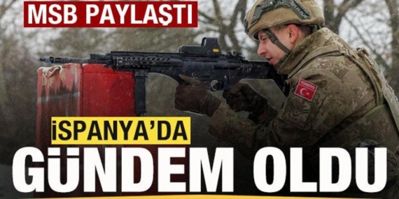 MSB’den sosyal medyayı sallayan paylaşım! İspanya’da gündem oldu
