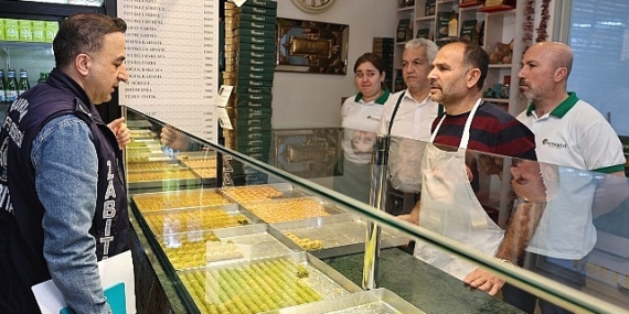 Nilüfer’de tatlı üreticilerine sıkı kontrol