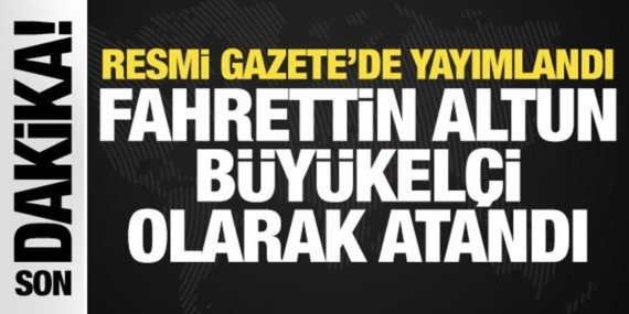 Resmi Gazete’de yayımlandı! Fahrettin Altun, Türkiye’nin Vatikan Büyükelçiliği’ne atandı