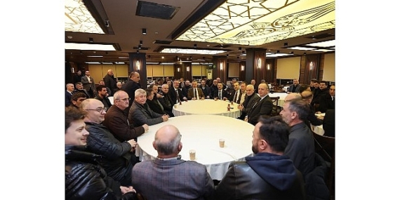 Ziraatçılar, Lider Büyükakın’ı çay içmeden bırakmadı