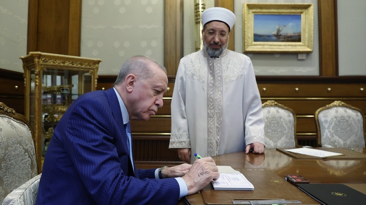 Cumhurbaşkanı Erdoğan’dan TDV’ye kurban bağışı