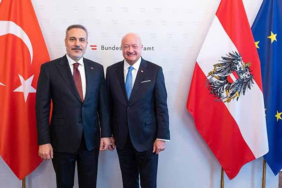 Dışişleri Bakanı Hakan Fidan, Avusturya Şansölyesi Stocker ile görüştü