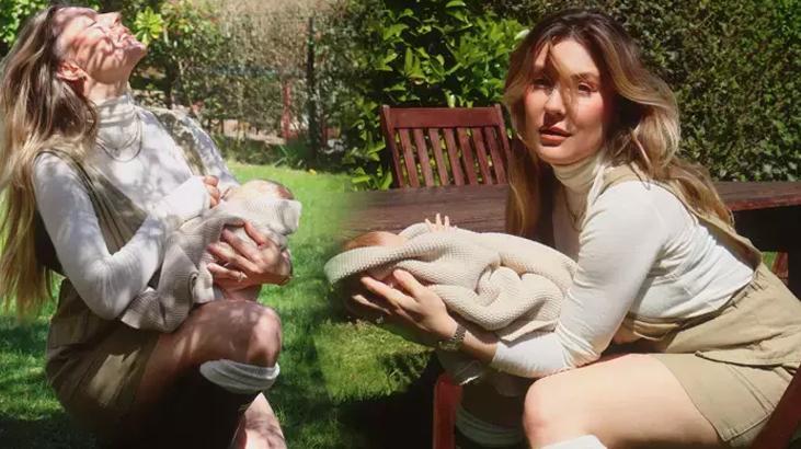 İşte kızının son hali! Çiçeği burnunda anne Ege Kökenli’den yeni paylaşım