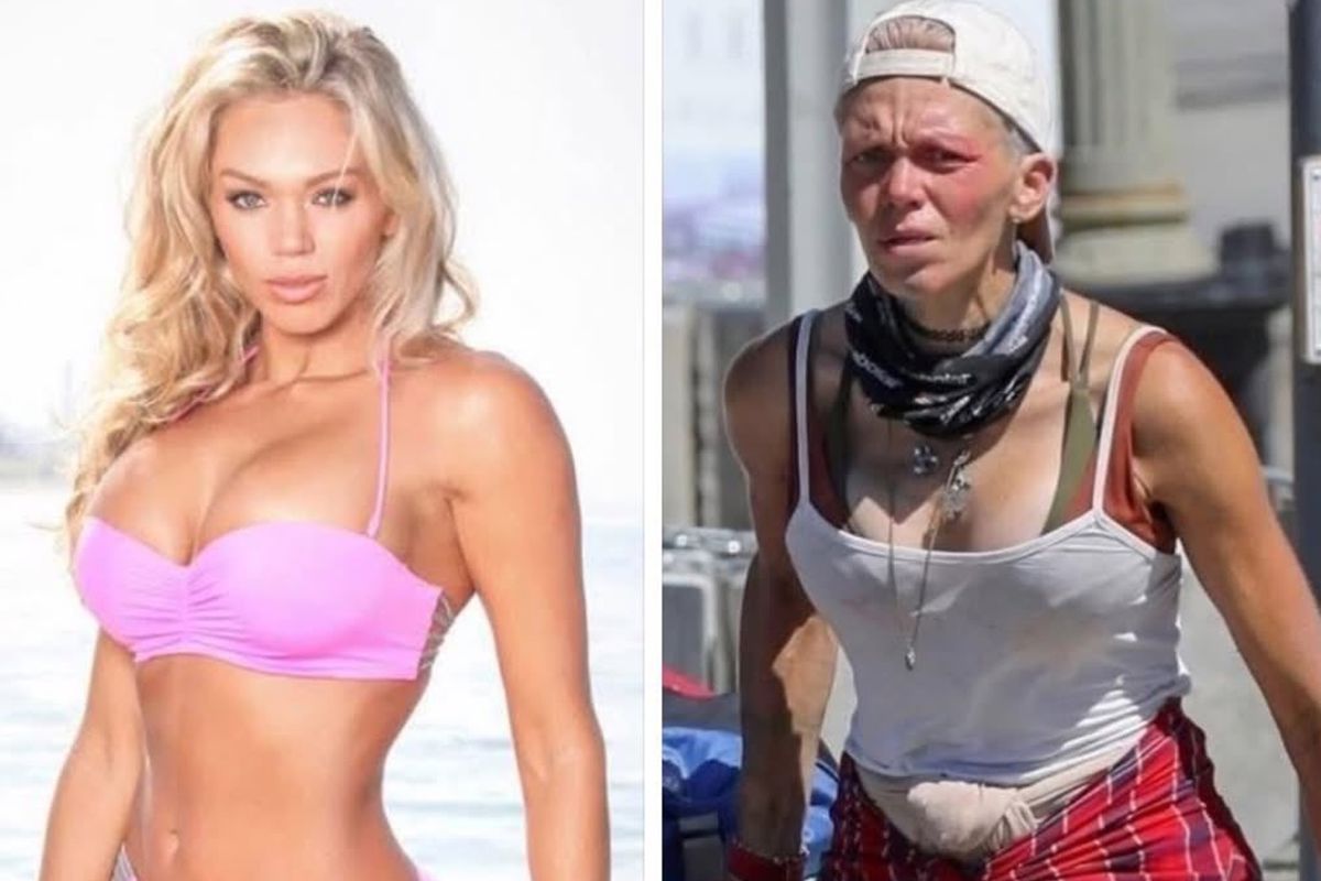 Nereden nereye: Eski model şimdi çöpten yiyecek topluyor