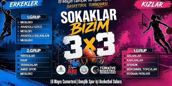 19 Mayıs Gençlik Haftası’nda Pota Heyecanı Sokağa Taştı