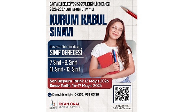 Bayraklı Belediyesi’nden Öğrencilere Fiyatsız Eğitim Takviyesi