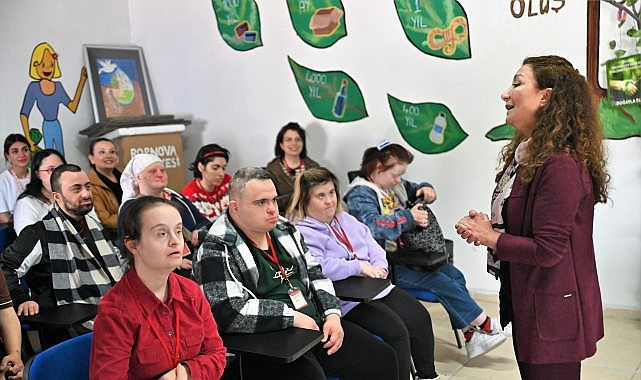 Bornova’da özel bireylerden tabiata manalı dokunuş