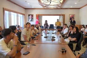 Erasmus öğrencileri Kemer Belediyesi’nde