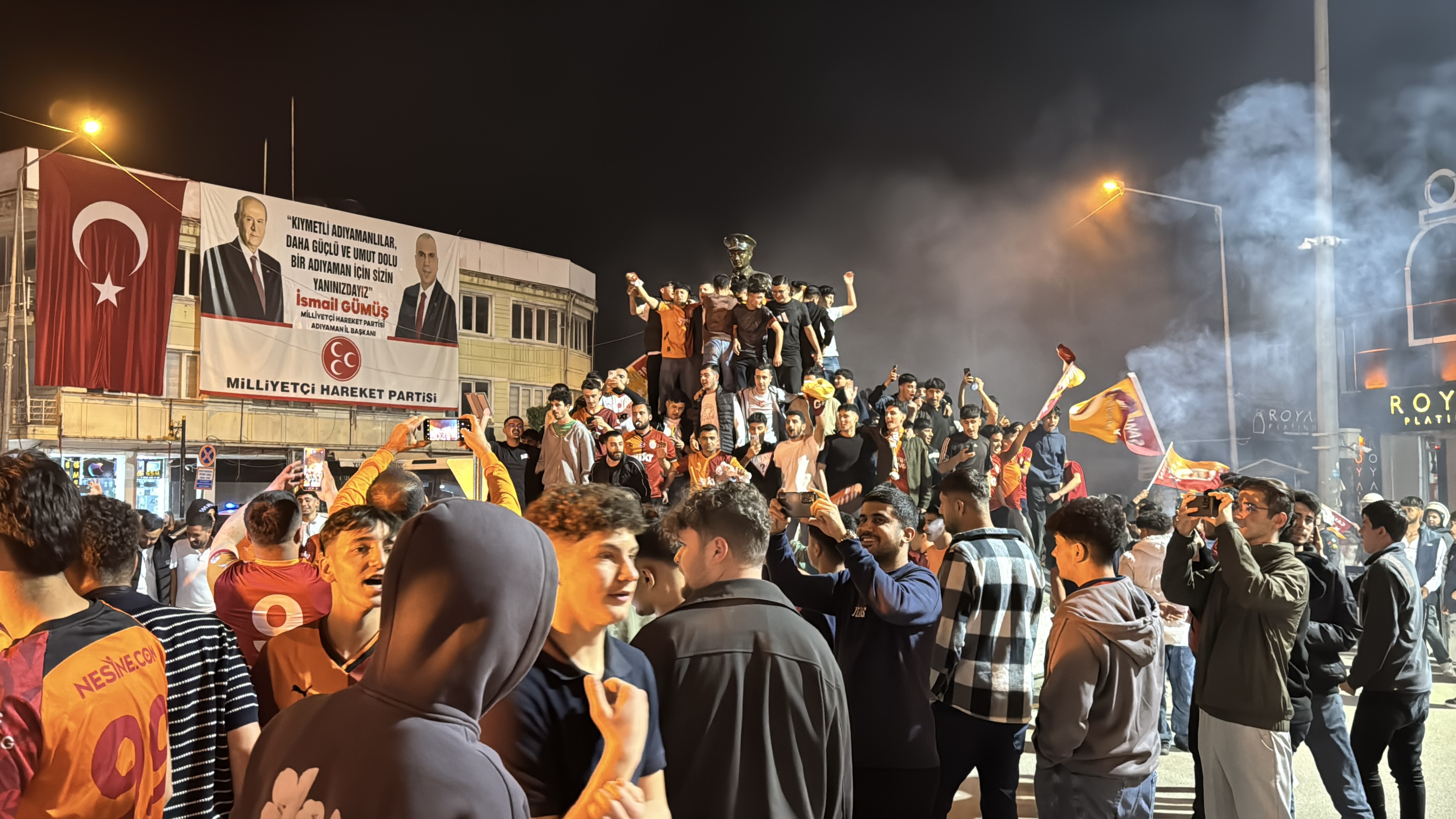 Gaziantep ve çevre illerde Galatasaray’ın şampiyonluğu kutlanıyor