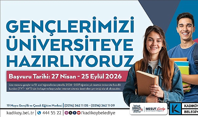 Kadıköy Belediyesi'nden Üniversiteye Hazırlık Kursu