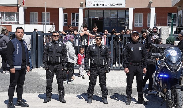 Keçiören zabıtasından öğrenci güvenliği için ağır mesai