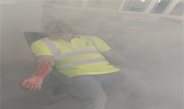 Konak Tünelleri’nde gerçeğini aratmayan sarsıntı ve yangın tatbikatı