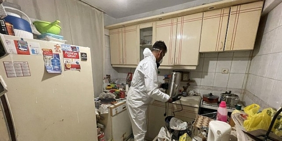 Konak’ta çöp konuta geçit verilmedi: 10 ton atık çıkarıldı