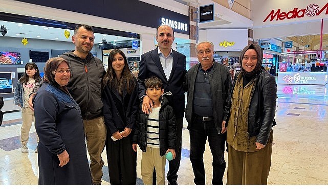 Lider Altay Alışveriş Merkezinde Esnafla ve Vatandaşlarla Buluştu