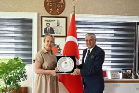 TKB Kemer Şube Başkanı Akdağ’dan Başkan Topaloğlu’na ziyaret